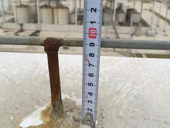 避雷带高度测试